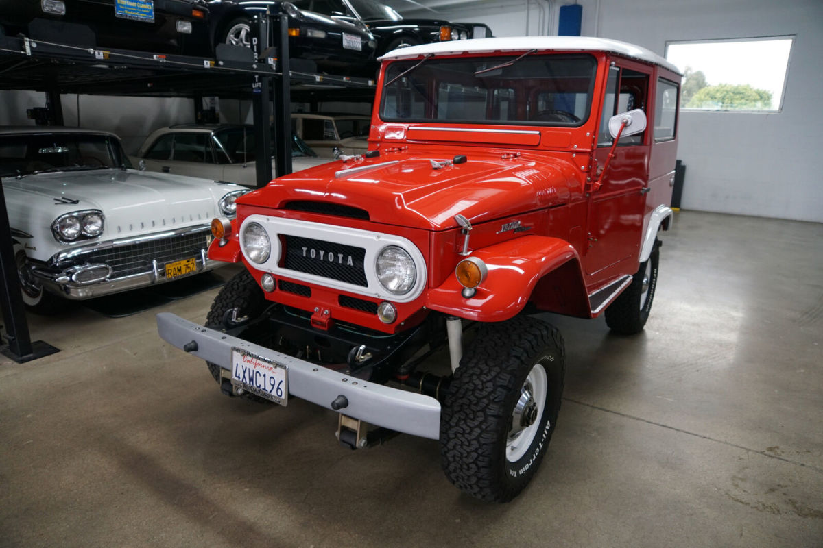 1965 Red Toyota Landcruiser FJ40L 4WD Hardtop 2 Dr Hardtop