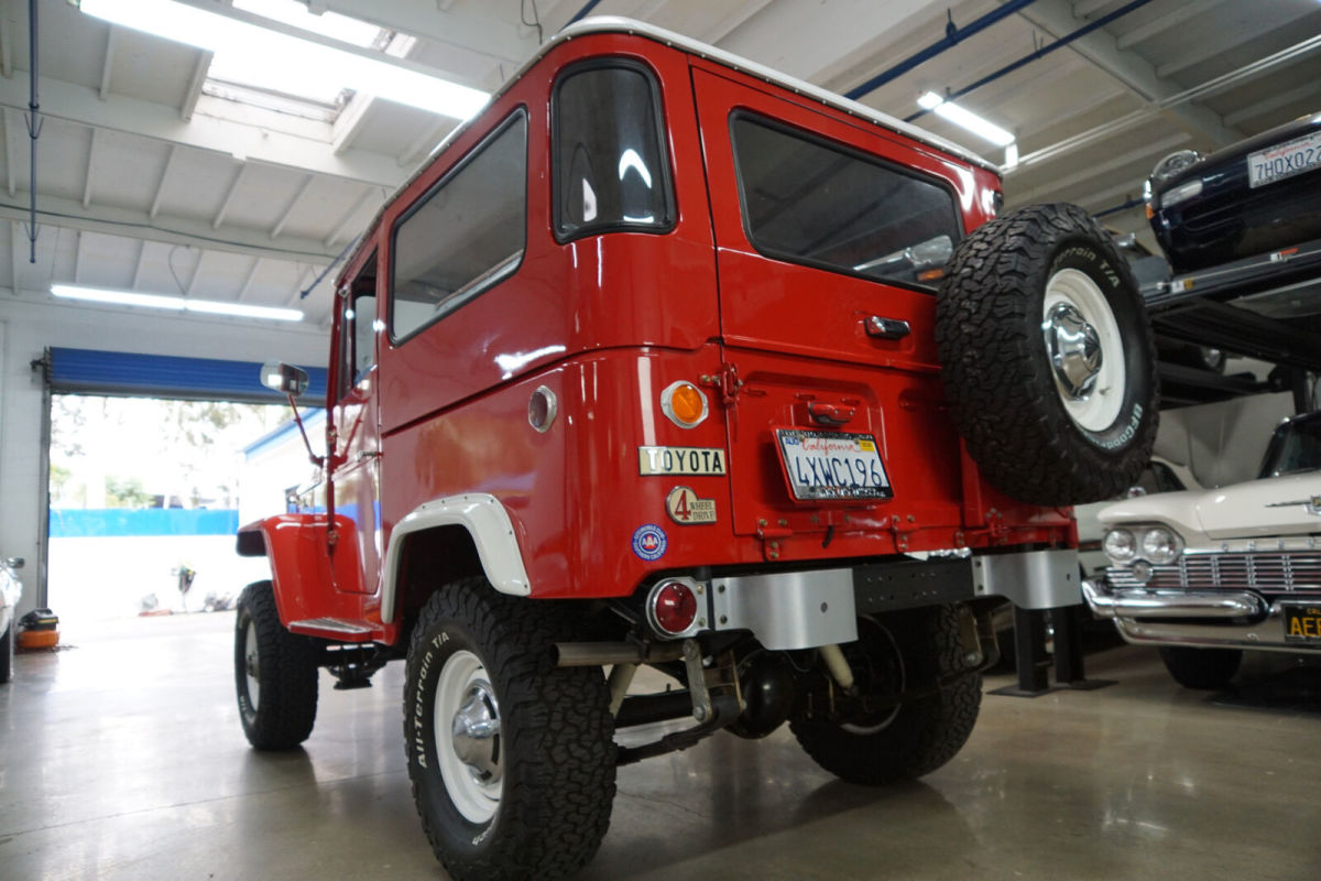 1965 Red Toyota Landcruiser FJ40L 4WD Hardtop 2 Dr Hardtop
