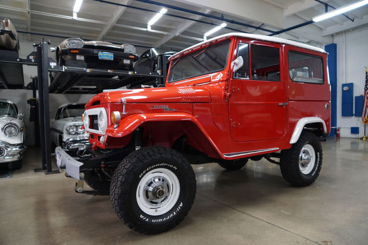 1965 Red Toyota Landcruiser FJ40L 4WD Hardtop 2 Dr Hardtop