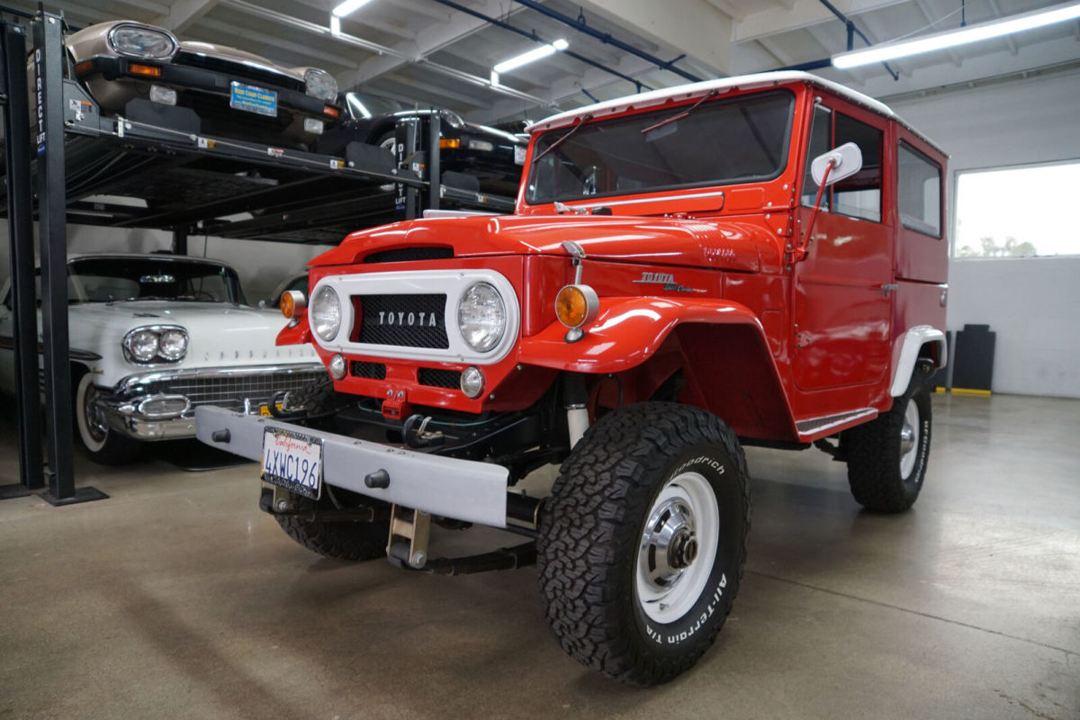 1965 Red Toyota Landcruiser FJ40L 4WD Hardtop 2 Dr Hardtop