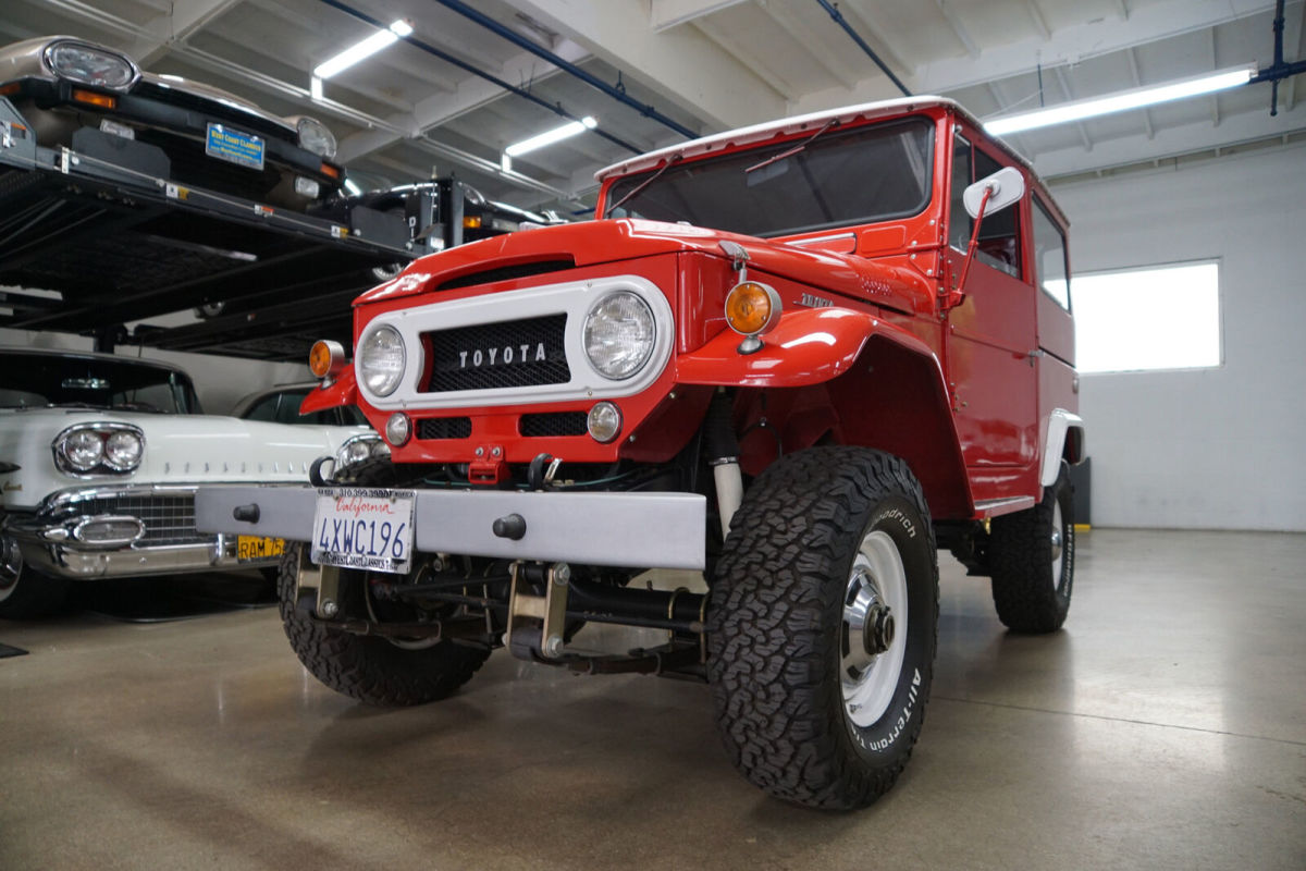 1965 Red Toyota Landcruiser FJ40L 4WD Hardtop 2 Dr Hardtop