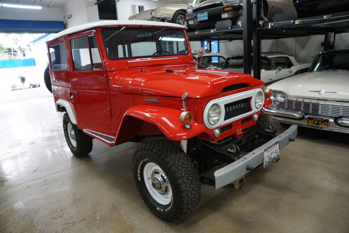 1965 Red Toyota Landcruiser FJ40L 4WD Hardtop 2 Dr Hardtop