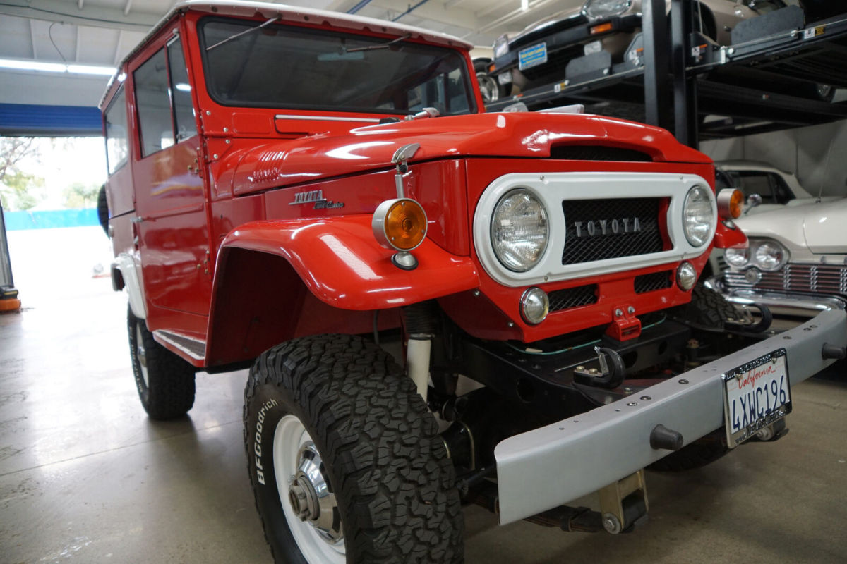 1965 Red Toyota Landcruiser FJ40L 4WD Hardtop 2 Dr Hardtop