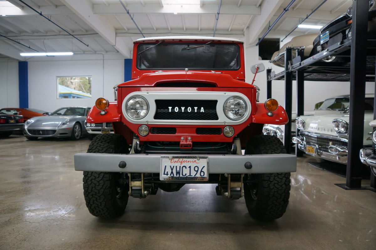 1965 Red Toyota Landcruiser FJ40L 4WD Hardtop 2 Dr Hardtop