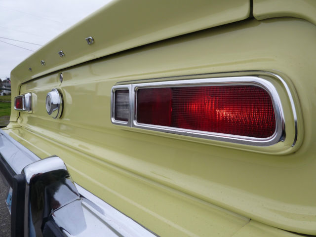 1977 Yellow Ford Maverick 2dr