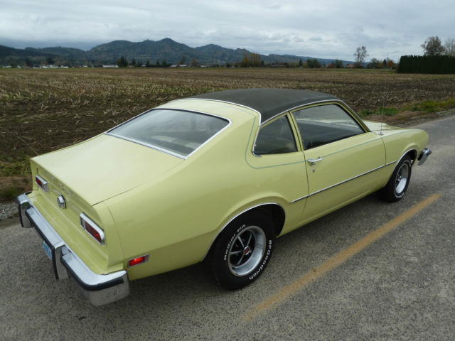 1977 Yellow Ford Maverick 2dr