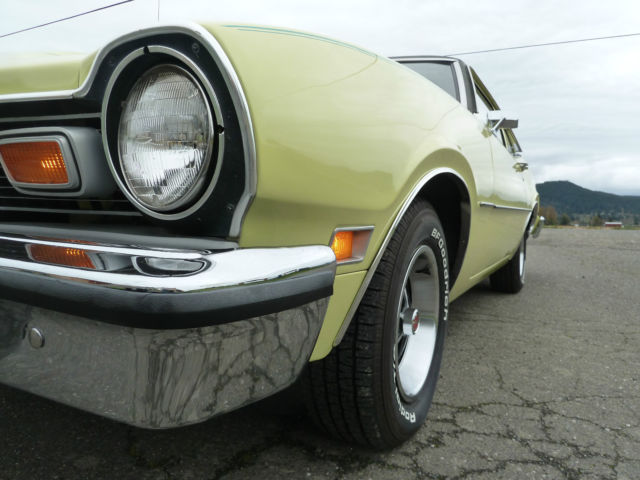 1977 Yellow Ford Maverick 2dr
