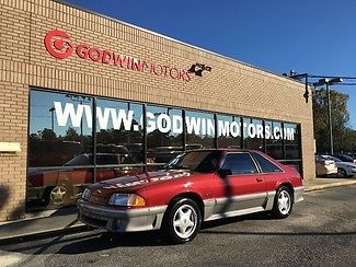 1992 Red Ford Mustang Coupe