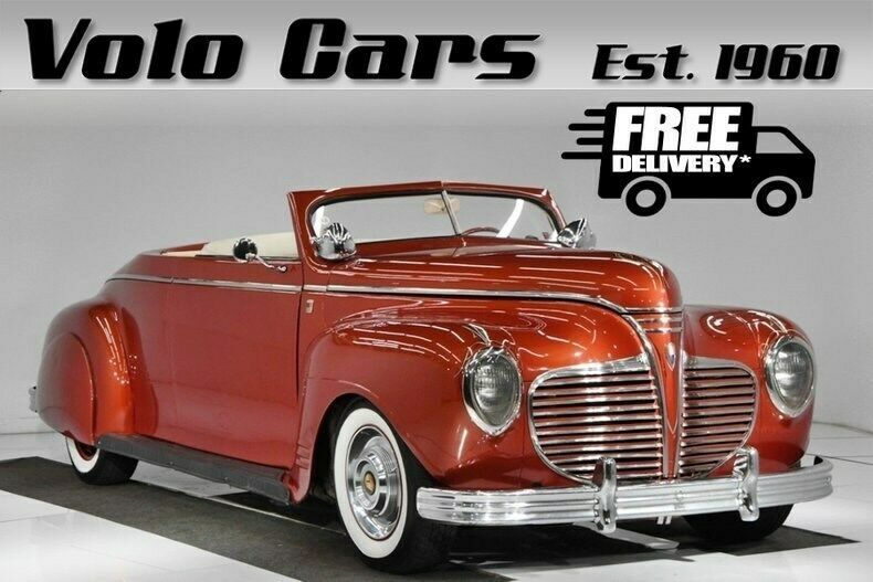 1941 Burgundy Plymouth Custom Convertible