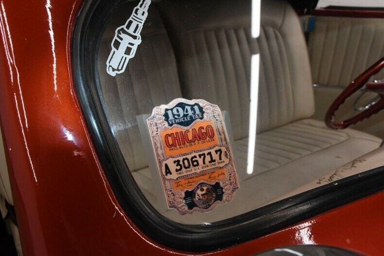 1941 Burgundy Plymouth Custom Convertible