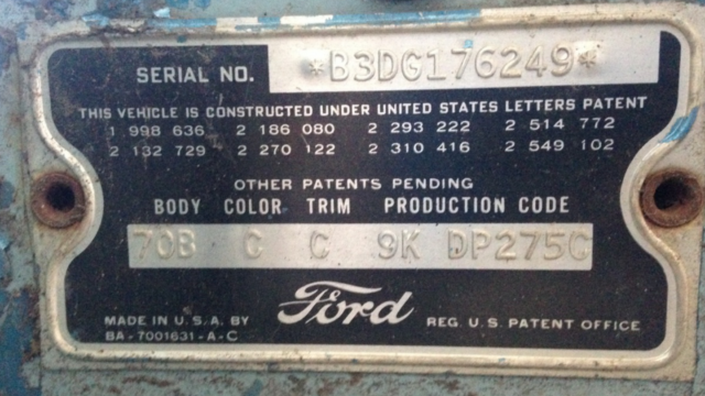 1953 Ford Customline 2 Door Post