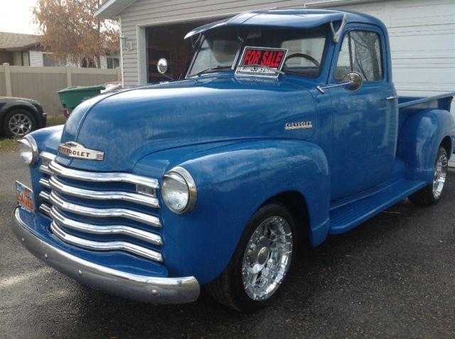 1951 Blue Chevrolet Other Pickups Black