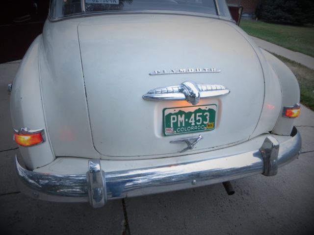 1951 Tan Plymouth Belvedere