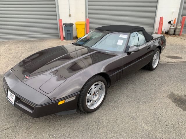 1988 Charcoal Gret Chevrolet Corvette Convertible
