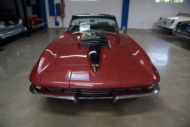 1967 Burgundy Chevrolet Corvette Convertible