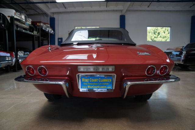 1967 Burgundy Chevrolet Corvette Convertible