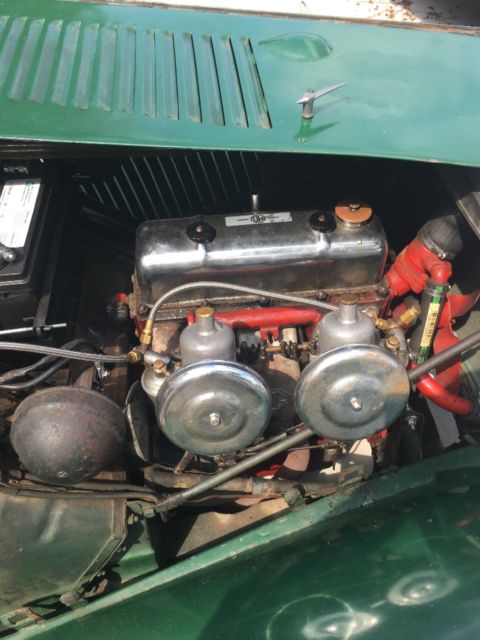 1952 Green MG T-Series Convertible