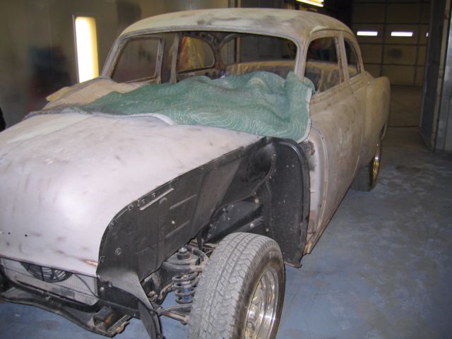 1953 Cream over Brown w/Ghost Flames Chevrolet Bel Air/150/210 Coupe