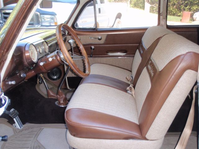 1953 Cream over Brown w/Ghost Flames Chevrolet Bel Air/150/210 Coupe