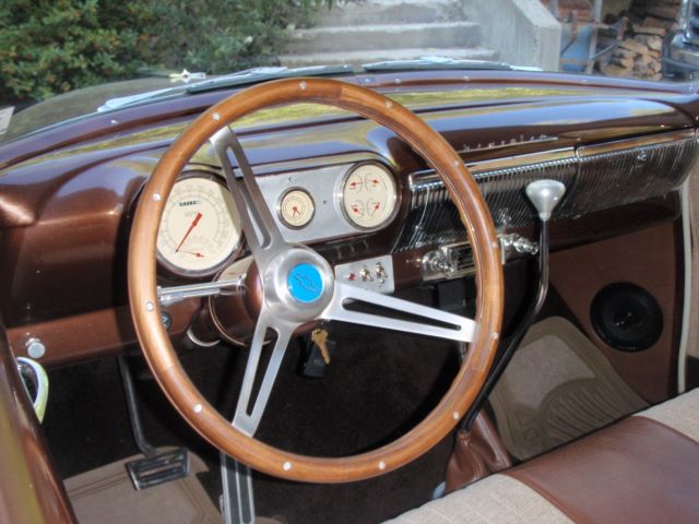 1953 Cream over Brown w/Ghost Flames Chevrolet Bel Air/150/210 Coupe
