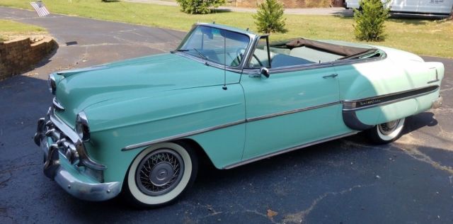 1953 Green Chevrolet Bel Air/150/210 Convertible