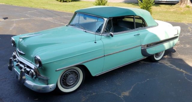 1953 Green Chevrolet Bel Air/150/210 Convertible