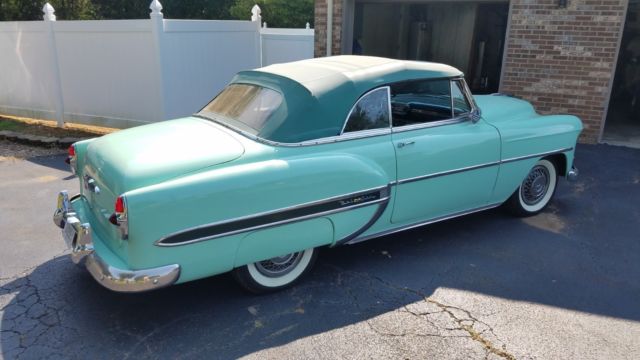 1953 Green Chevrolet Bel Air/150/210 Convertible