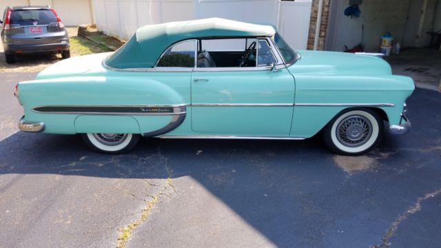 1953 Green Chevrolet Bel Air/150/210 Convertible