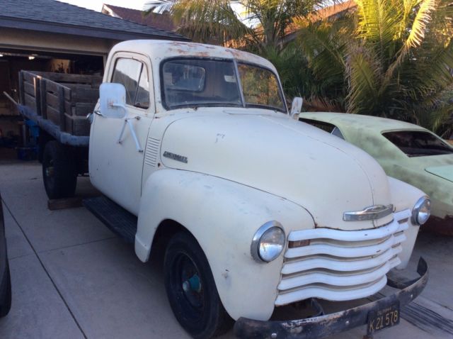 1953 Yellow Chevrolet Other Pickups flat bed