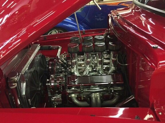1953 Red Ford F-100 Standard Cab Pickup