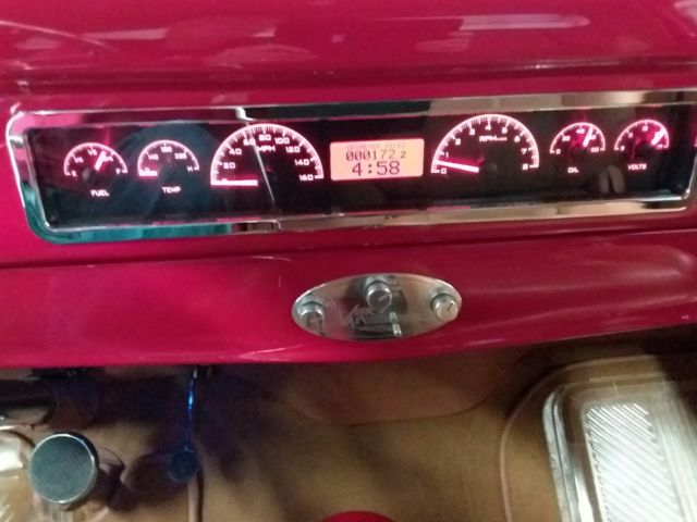 1953 Red Ford F-100 Standard Cab Pickup