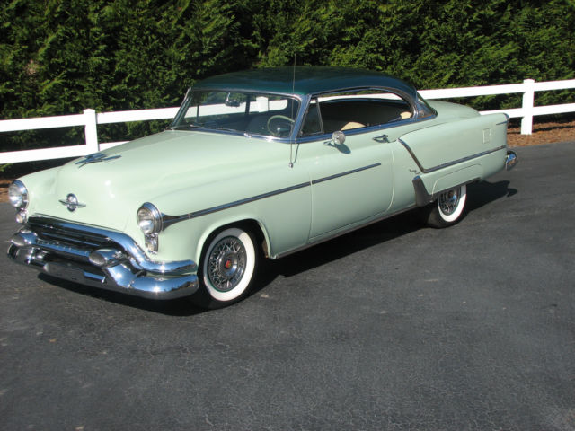 1953 Green Oldsmobile Ninety-Eight Coupe