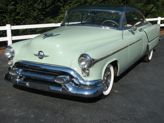 1953 Green Oldsmobile Ninety-Eight Coupe
