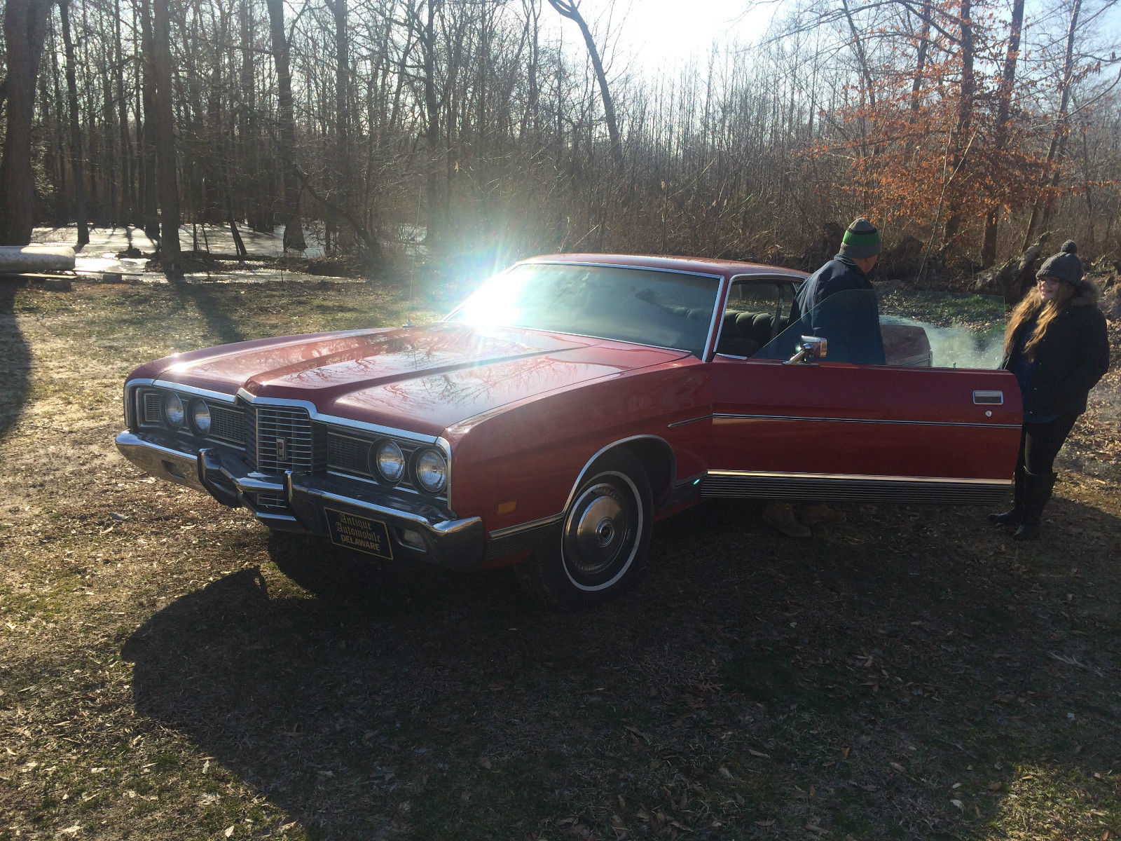 1972 Red Ford Galaxie Coupe