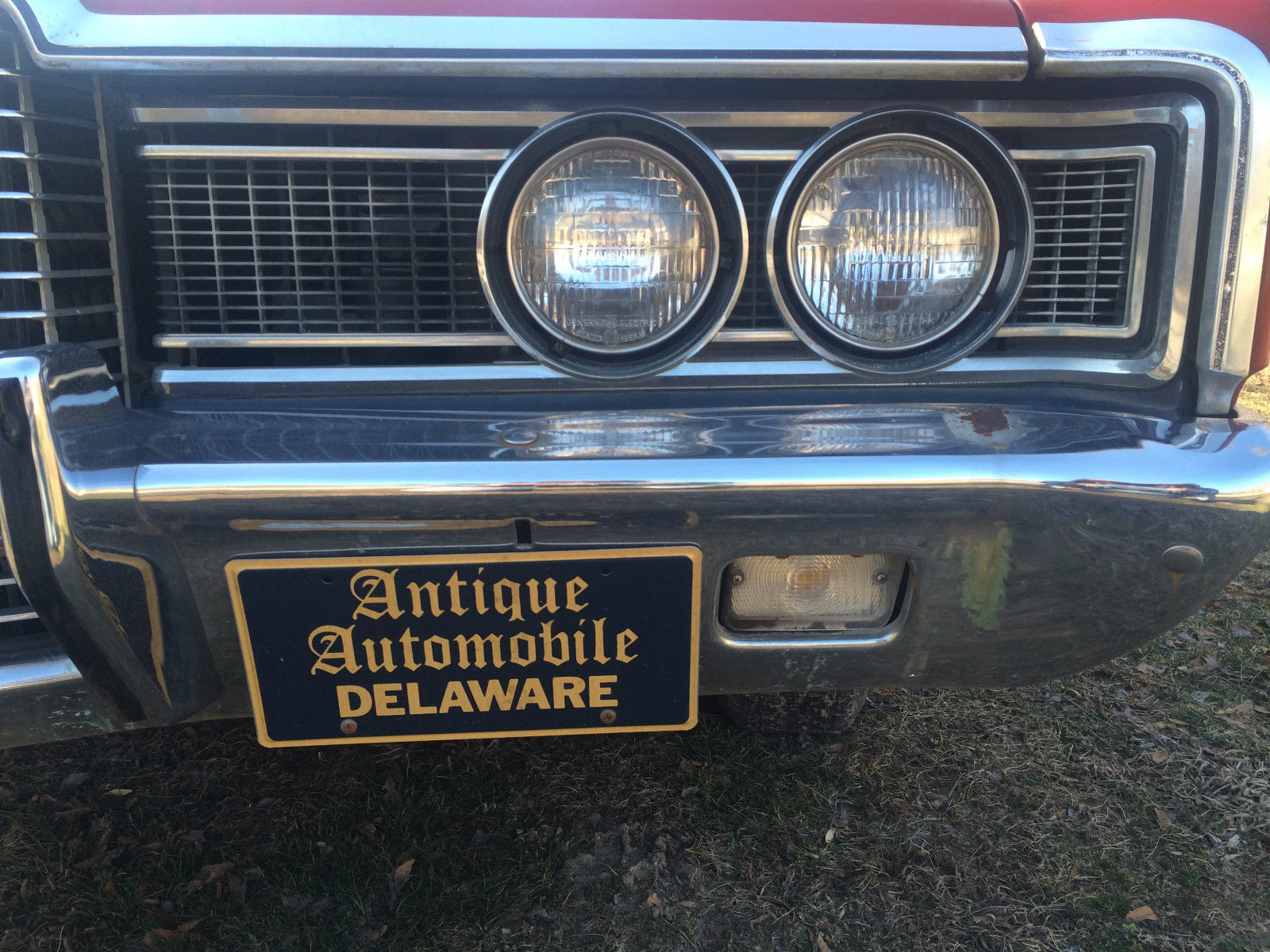 1972 Red Ford Galaxie Coupe