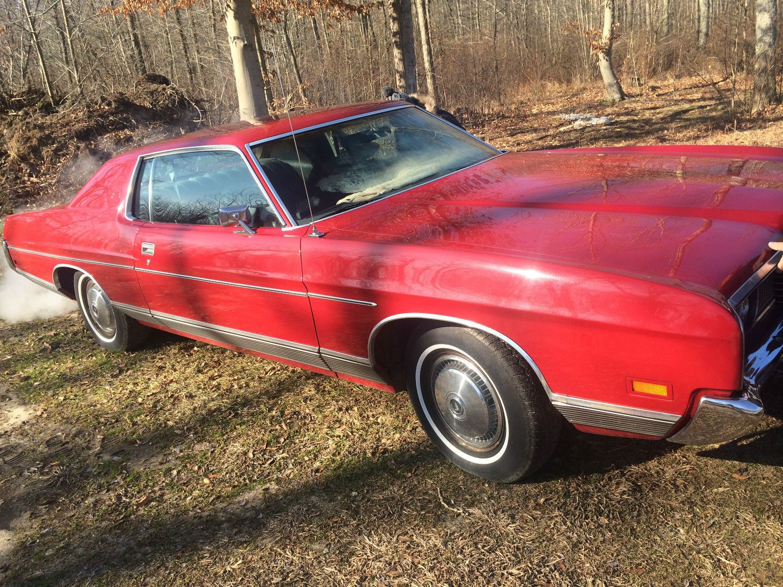 1972 Red Ford Galaxie Coupe