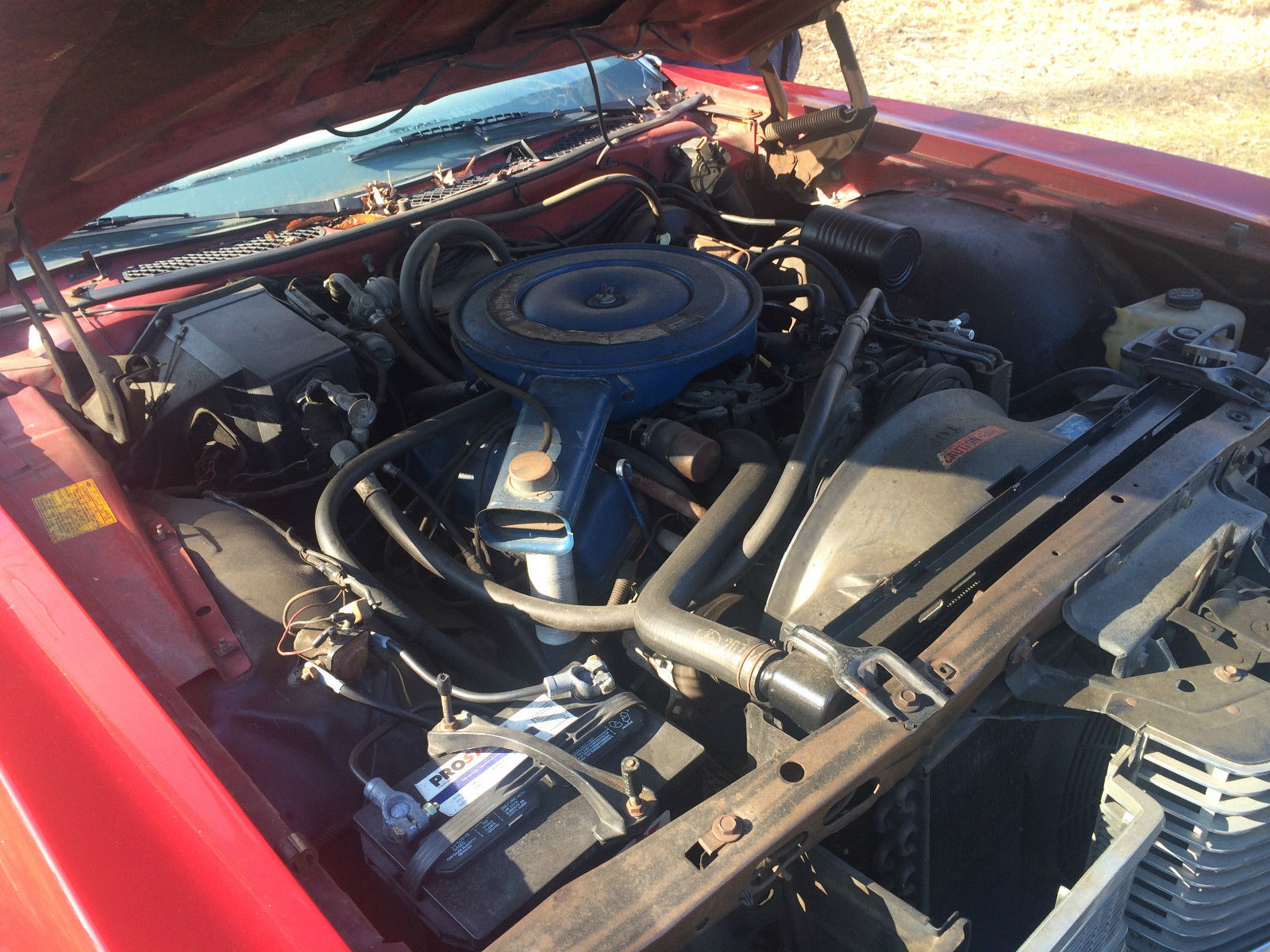 1972 Red Ford Galaxie Coupe