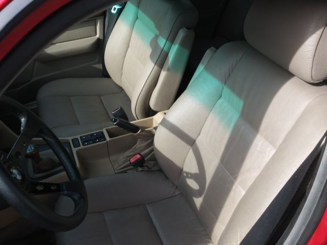 1989 Red BMW 5-Series Sedan