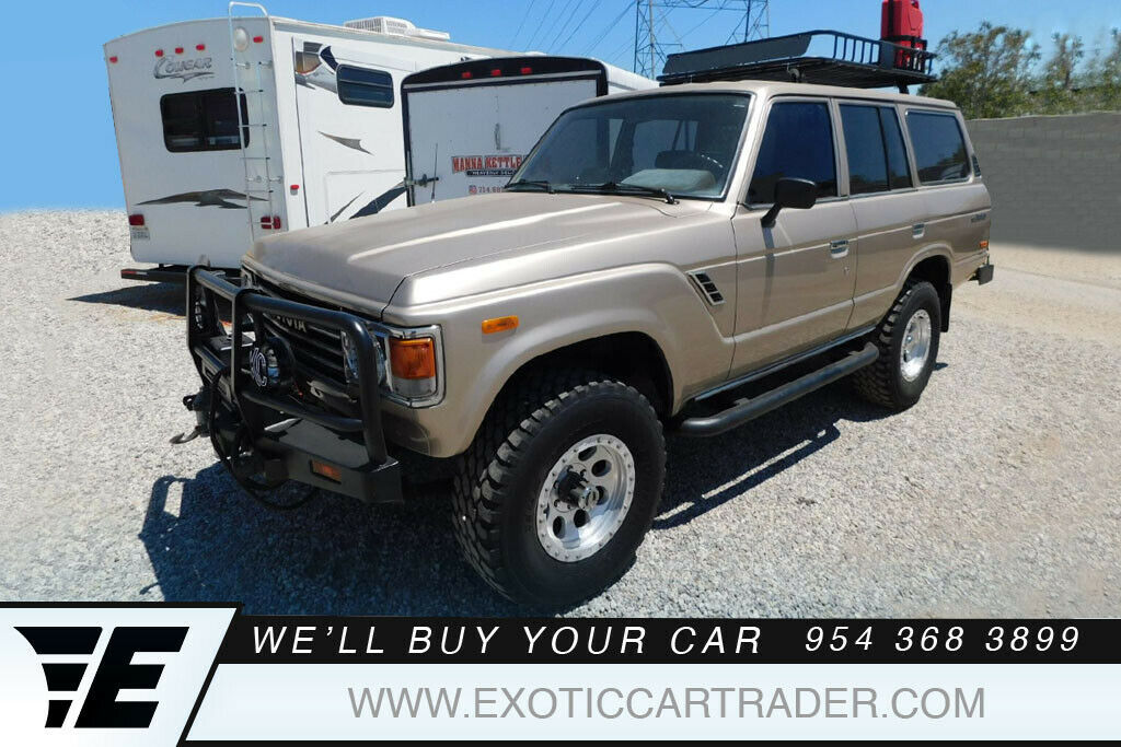 1984 Tan Toyota Land Cruiser SUV