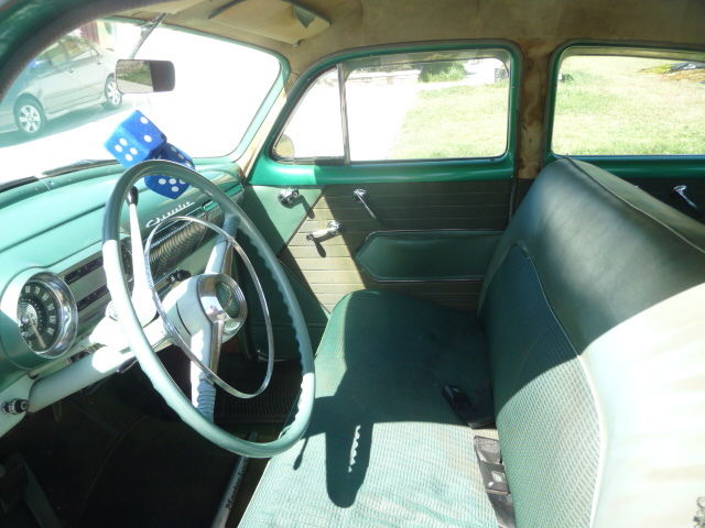 1954 blue white Chevrolet Bel Air/150/210 Sedan