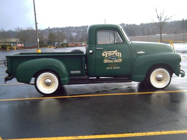 1954 Green Chevrolet Other Pickups Crew Cab Pickup