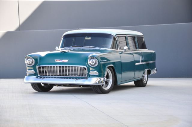 1955 Green Chevrolet Bel Air/150/210 Wagon