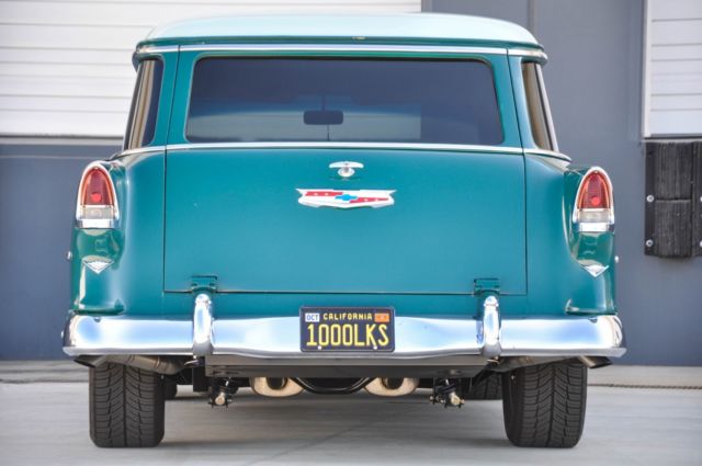 1955 Green Chevrolet Bel Air/150/210 Wagon