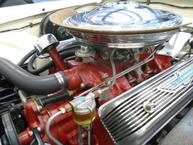 1957 White Ford Thunderbird Convertible