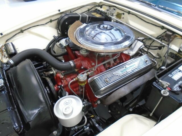 1957 White Ford Thunderbird Convertible