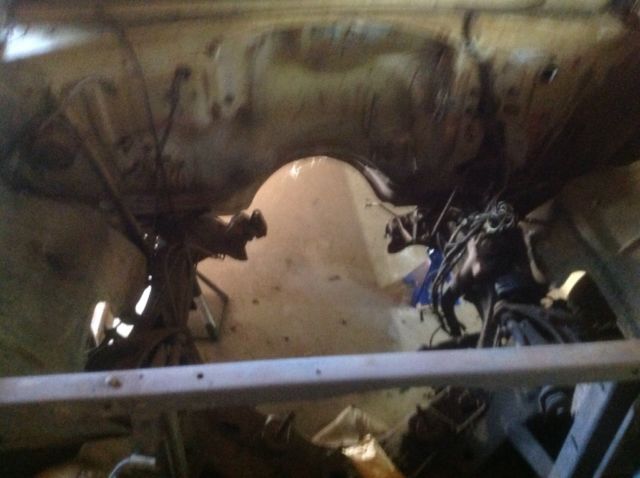 1955 Gold Chevrolet Bel Air/150/210 Sedan