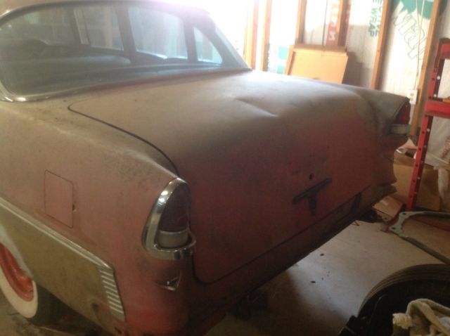 1955 Gold Chevrolet Bel Air/150/210 Sedan