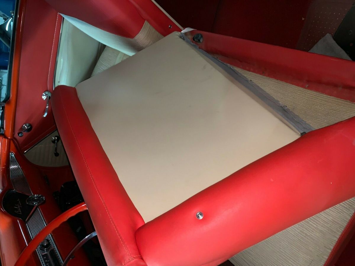 1955 Red Chevrolet Bel Air/150/210 Coupe