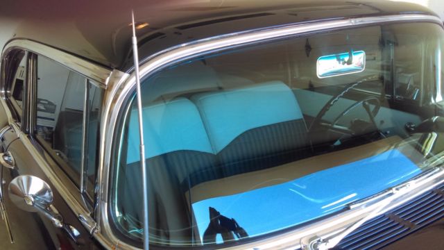 1955 Black Chevrolet Bel Air/150/210 POST/ SEDAN