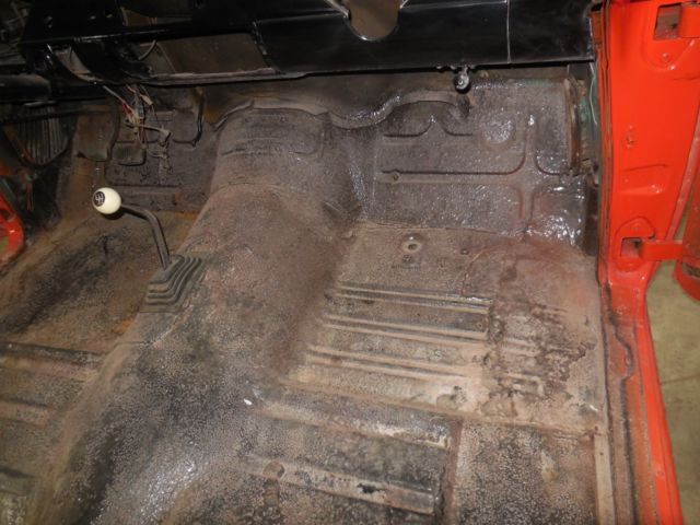 1955 Orange Chevrolet Bel Air/150/210 Sedan